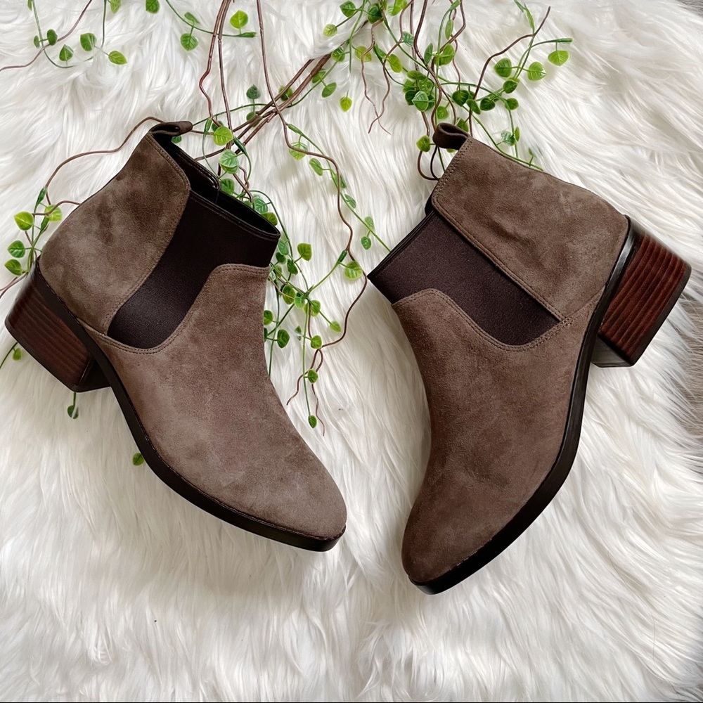 Cole Haan Osteen Bootie 2 Leather Suede Ankle Chelsea Boot